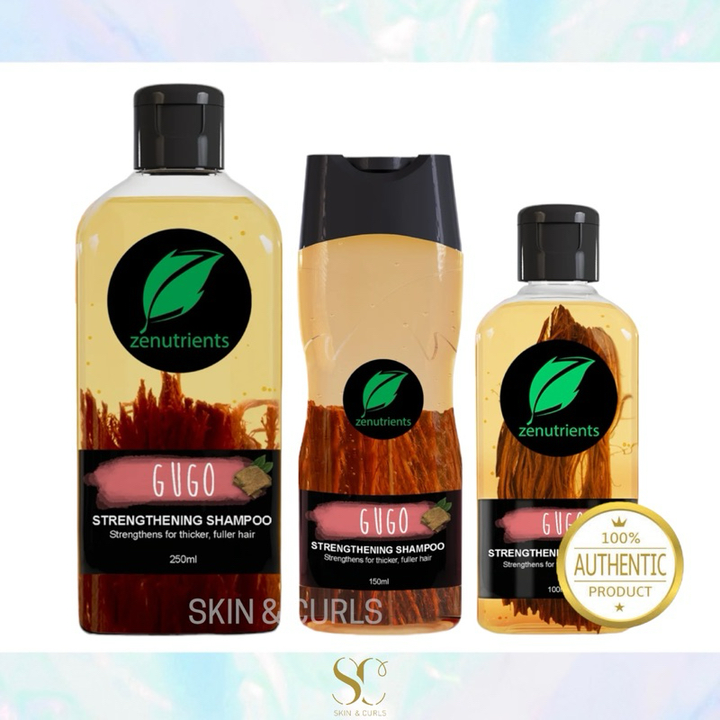 Zenutrients Gugo Shampoo Anti Hair Fall Strengthens and Thickens Hair CGM approved Curly Girl
