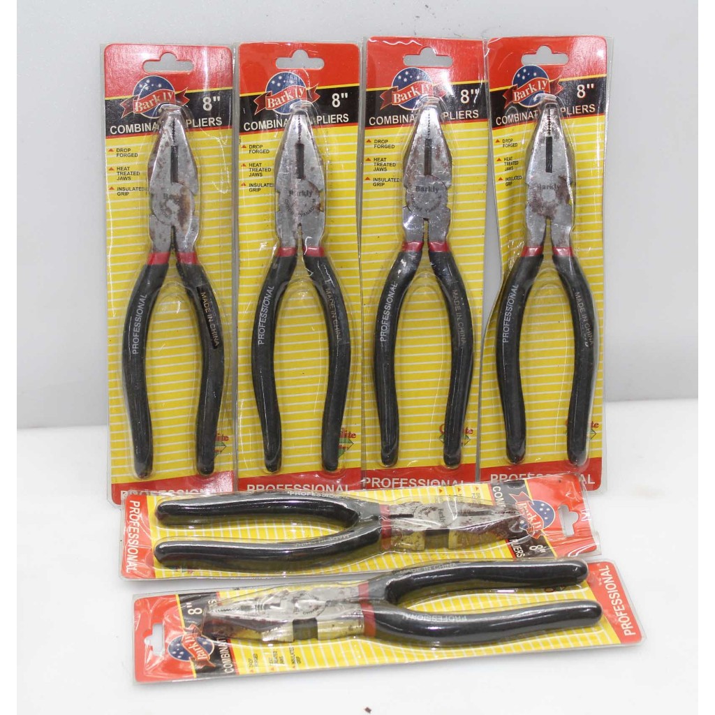 BARKLY Drop 8"inch Professional Pliers Chrome Vanadium Heavy