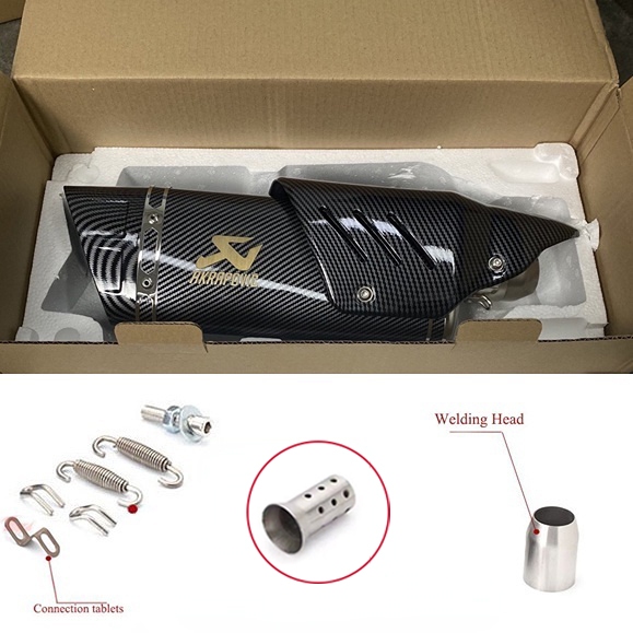 REALZIONMOTOR R15 v3 R15M V4 Mt15 Xsr155 Akrapovic Elbow Link Middle ...