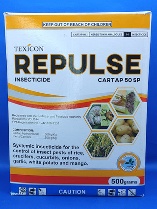 TEXICON REPULSE CARTAP 50SP SYSTEMIC INSECTICIDE SIMILAR TO PANDAN ...