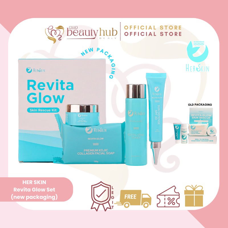 HER SKIN Revita Glow Skin Rescue Kit and INDIVIDUALS | Shopee Philippines