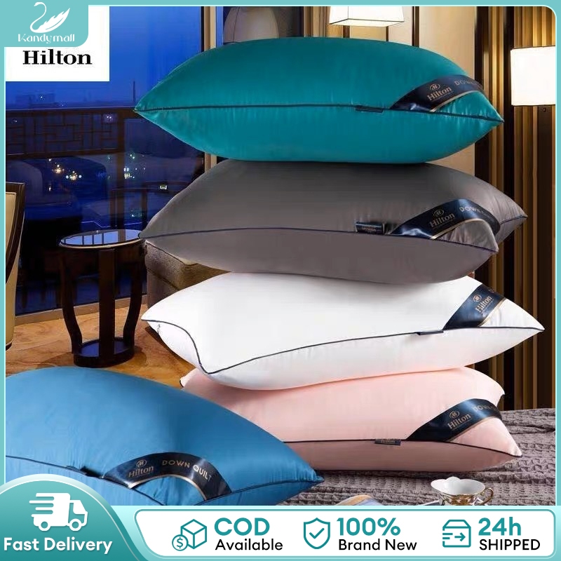 【Buy1 Take1】 Premium Hilton pillow High Quality Pillow Queen Fivestar Home Pillow uratex magic