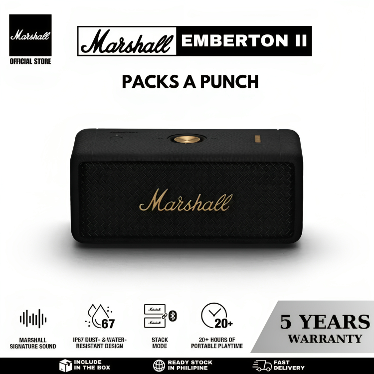 Marshall Emberton II Portable Bluetooth Speaker