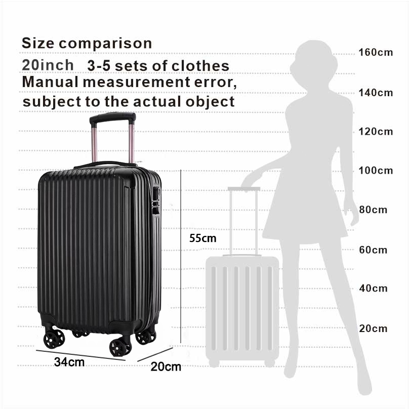 Luggage Travel Bag 20 Inch Maleta Trolley Suitcase Large Durable Capacity Swivel Trolley Case Strong Shopee Philippines