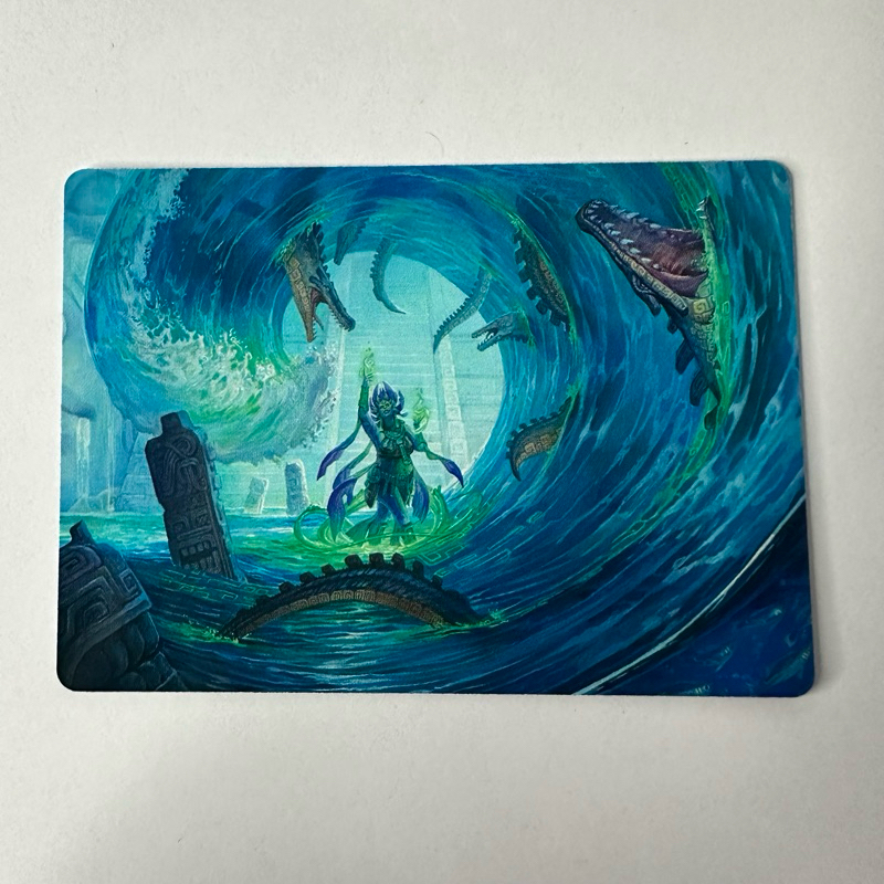 WAVE GOODBYE ART CARD | LCI THE LOST CAVERNS OF IXALAN | MTG MAGIC THE ...