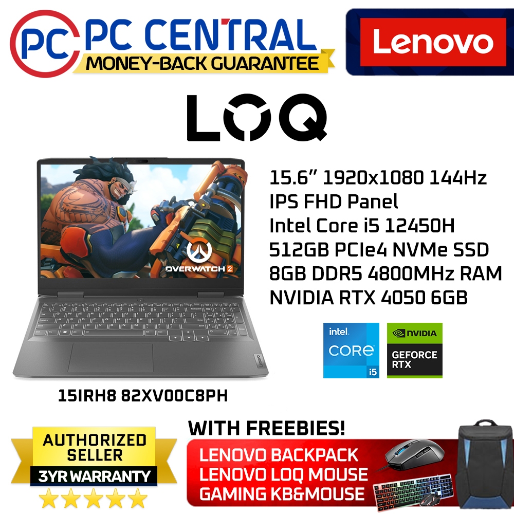 Lenovo LOQ - 16 Gaming Notebook, Intel i7 16GB RAM, 512GB SSD, GeForce RTX  4050 6GB, Windows