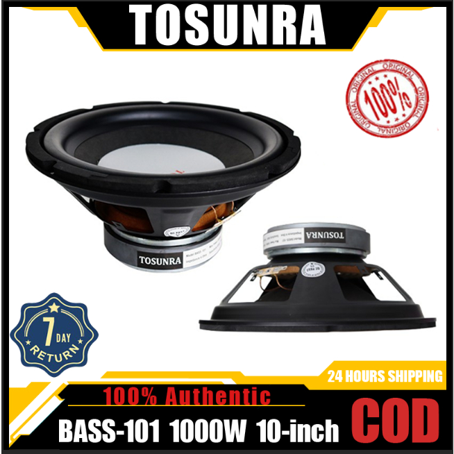 TOSUNRA Speaker 10 Inches 1000W Stereo Karaoke Car Woofer for Sound