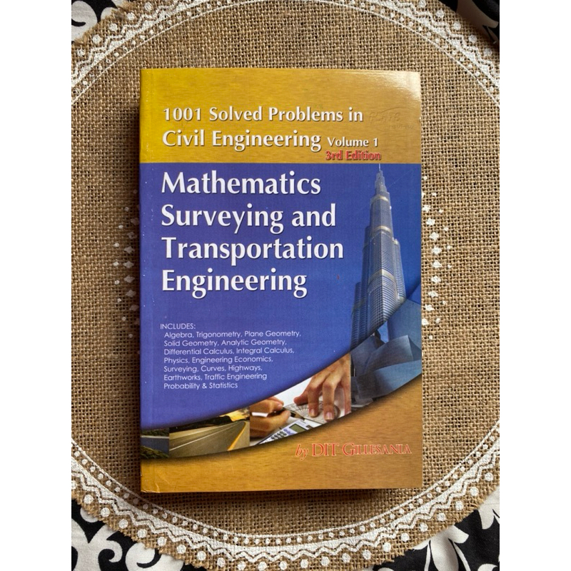 1001 Mathematics Surveying and Transportation Engineering Volume 1 3rd ...