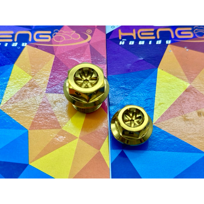 HENG ENGINE OIL BOLT & GEAR OIL BOLT FLOWER FOR YAMAHA / HONDA Shopee