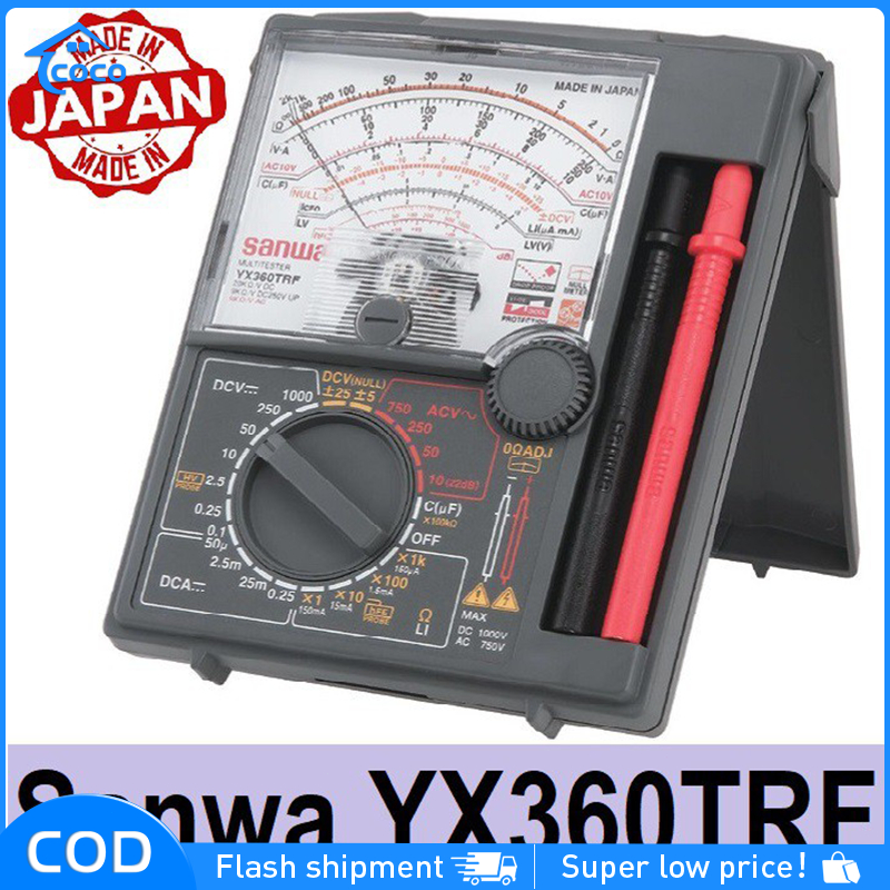 Sanwa YX360TRF Analog Multi-Tester Multi-Meter Made in JAPAN Analogue