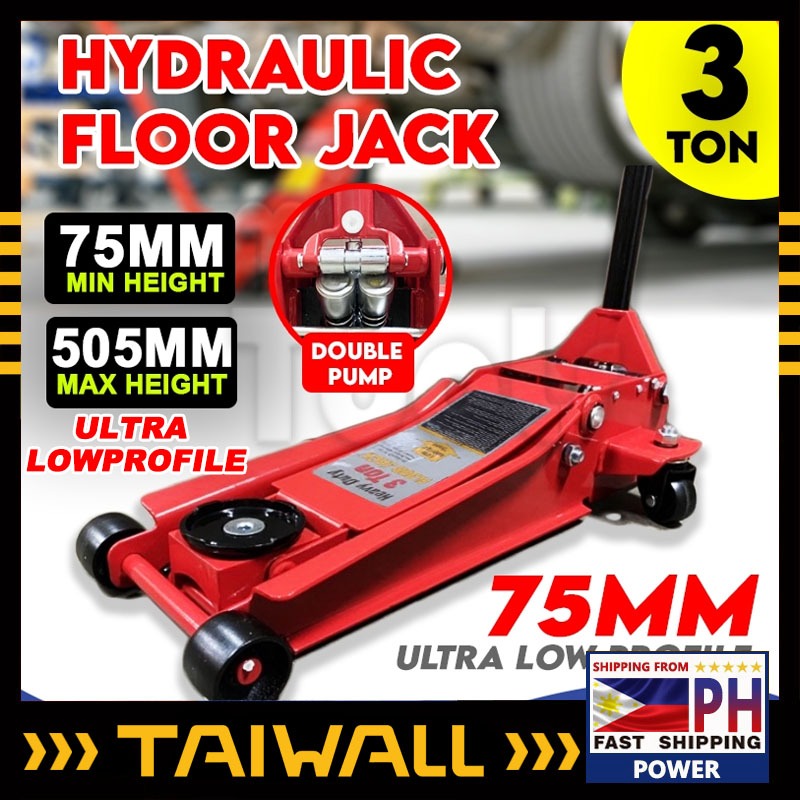 2T/3T Hydraulic Floor Jack For Home Use, or For Auto Repair Shops