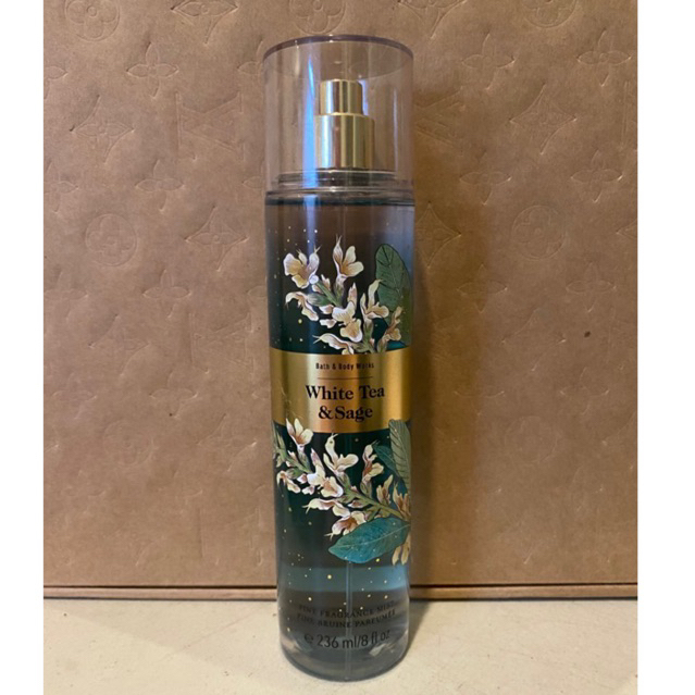 Bath & Body Works White Tea & Sage Fine Fragrance Mist Shopee