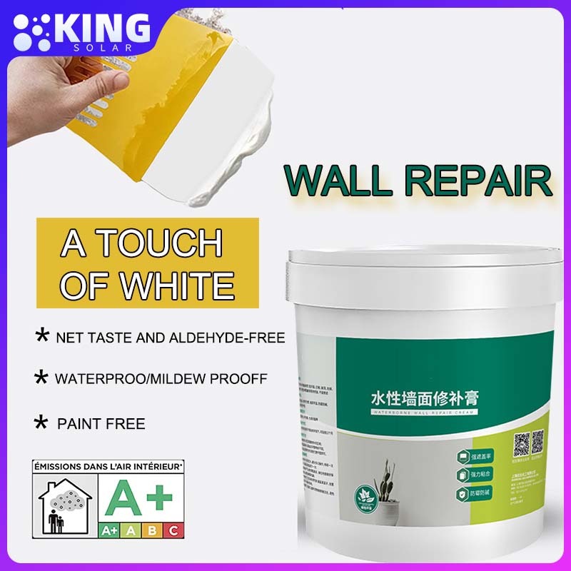 1KG/Bucket Wall Crack Repair Cream White Latex Paint Wall Repair Paste