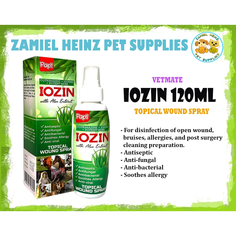 Iozin wound clearance spray