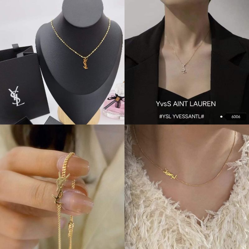 Jimin ysl outlet necklace