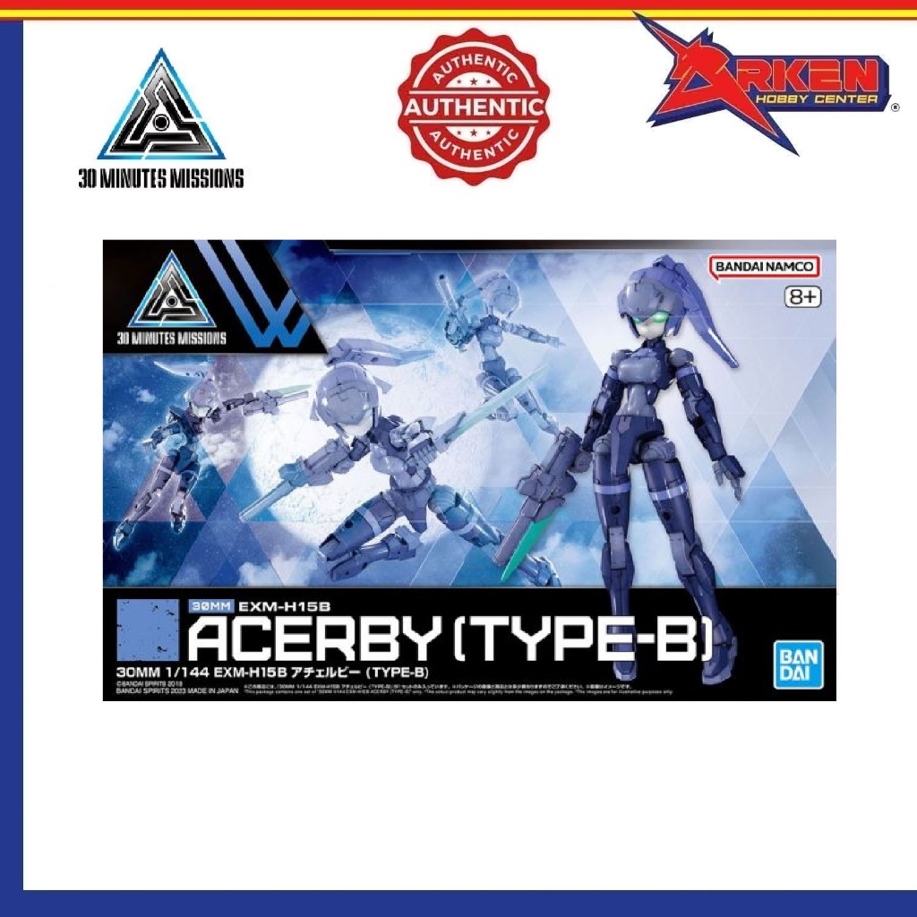 BANDAI 30 Minutes Missions - 30MM 1/144 EXM-H15A Acerby (Type-B ...