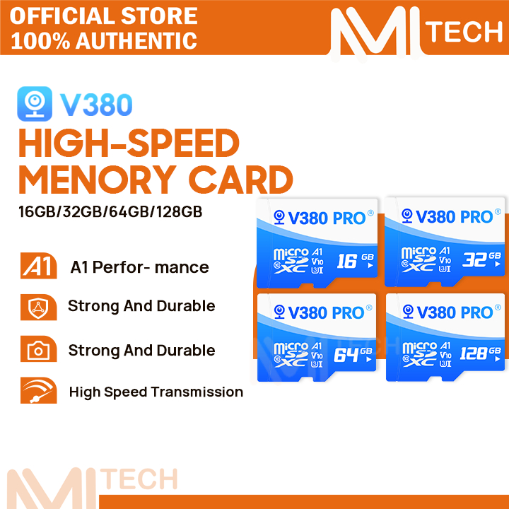 V380 PRO 100MB High speed Micro SD Card 32GB 64GB 128GB TF Card For