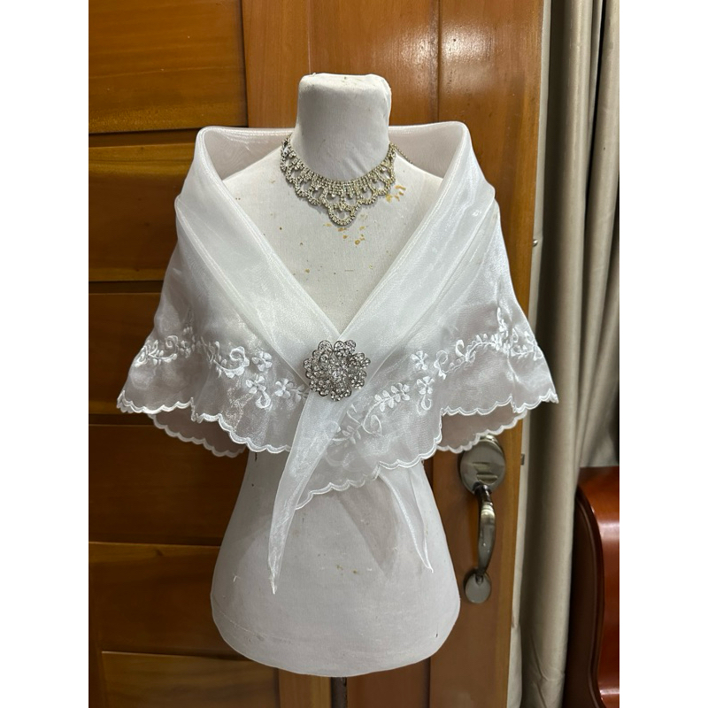 MODERN FILIPINIANA ALAMPAY W/ FREE Brooch | Shopee Philippines