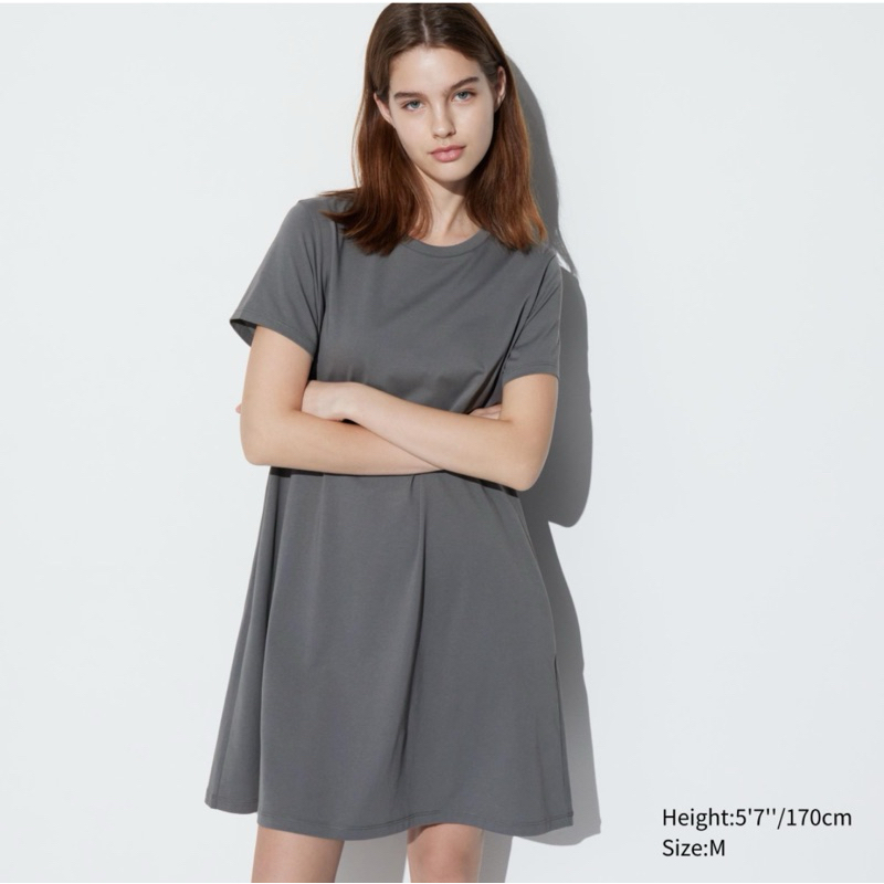 Mini dress cotton air rism short sleeve | Shopee Philippines