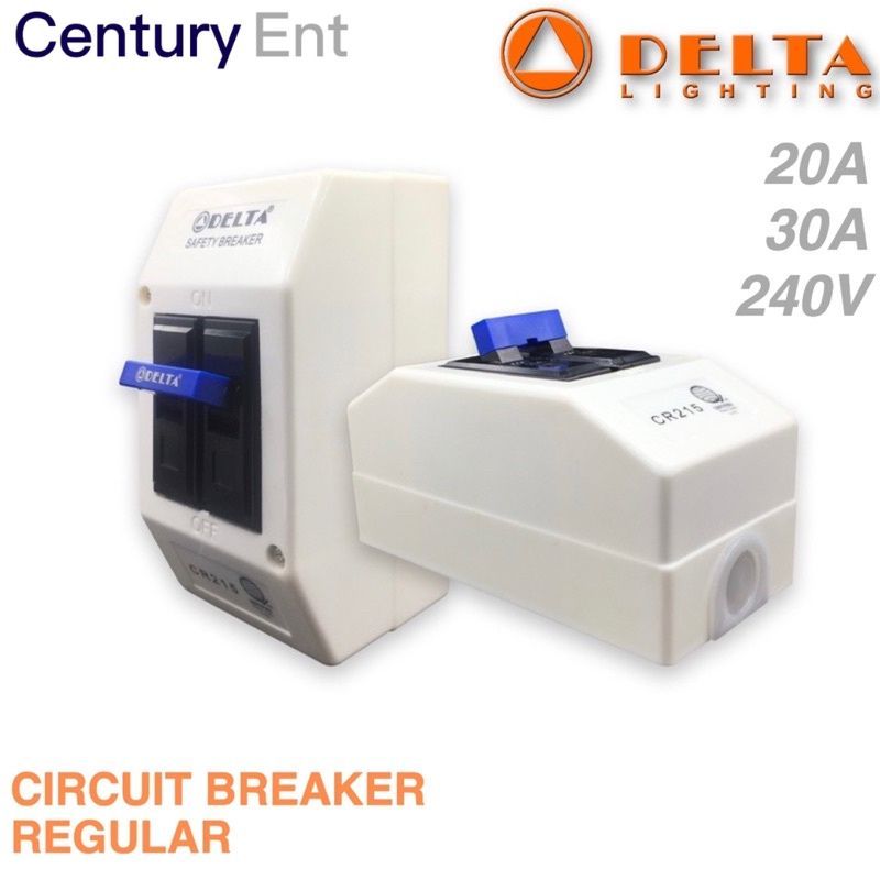 Circuit Breaker Regular / With Outlet | 20A 30A | DELTA Lighting ...