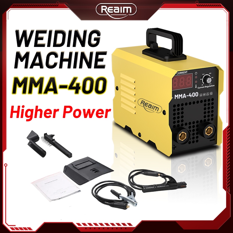 REAIM MMA Welding Machine Inverter MIG 400 Portable Tig Welder IGBT DC ARC Welder Mig Arc