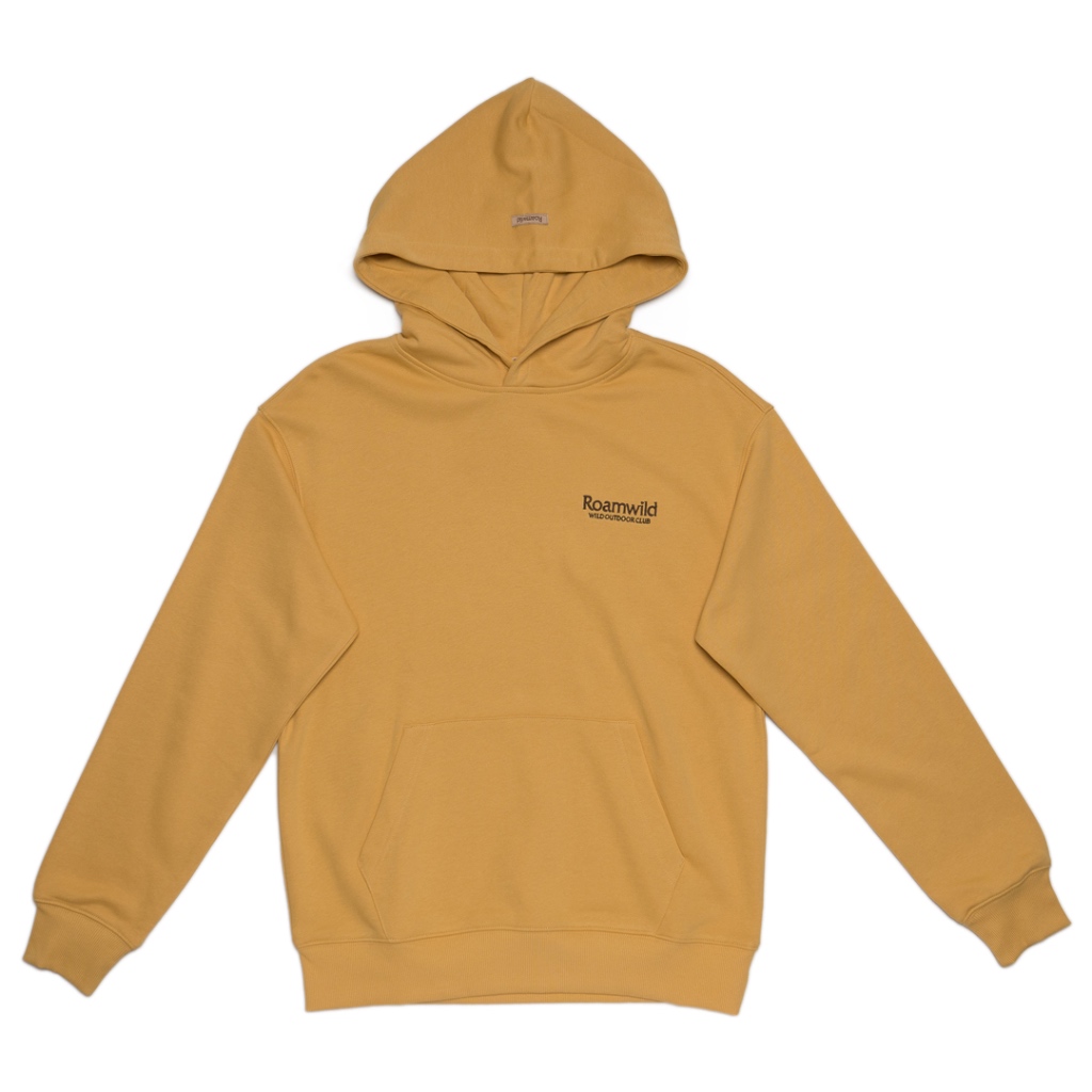 GIORDANO Men's Roam Wild French Terry Hoodie (01093603) - 23 - Ochre ...