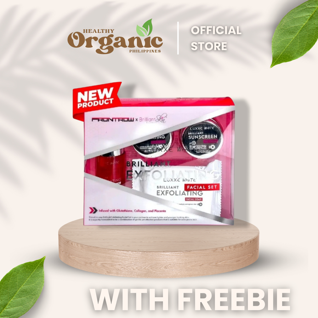 FRONTROW Brilliant Exfoliating Facial Set Luxxe White Glutathione Collagen Placenta Front Row