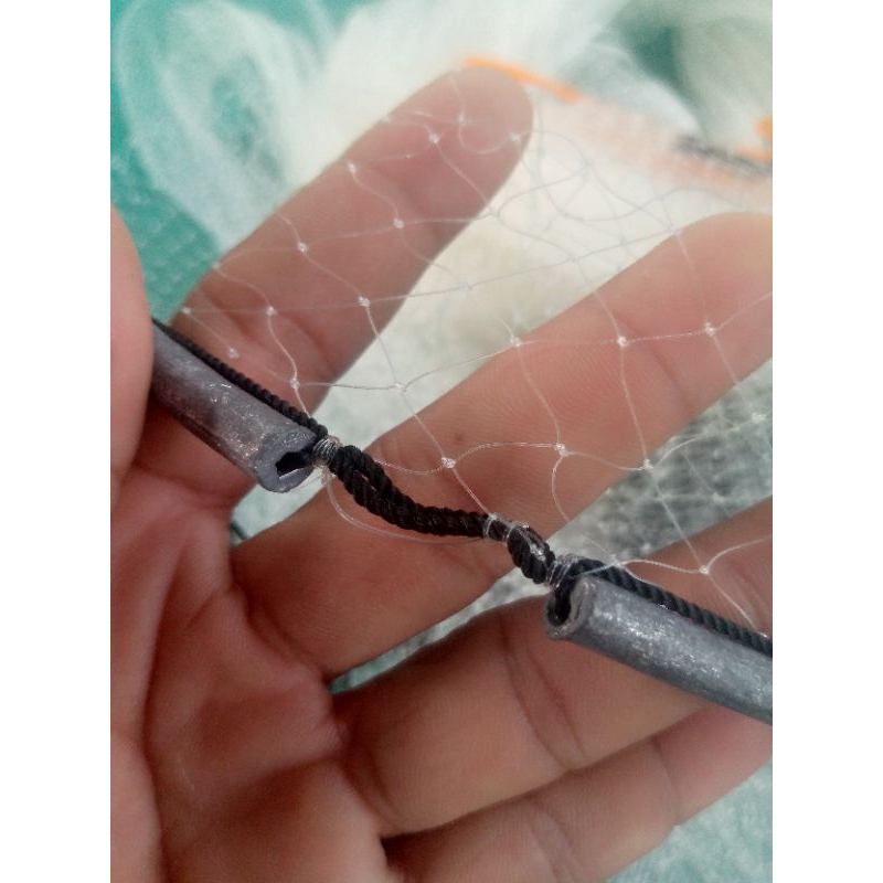 Throwing fishing net laya o dala(0.30x14)1finger Ang butas | Shopee ...