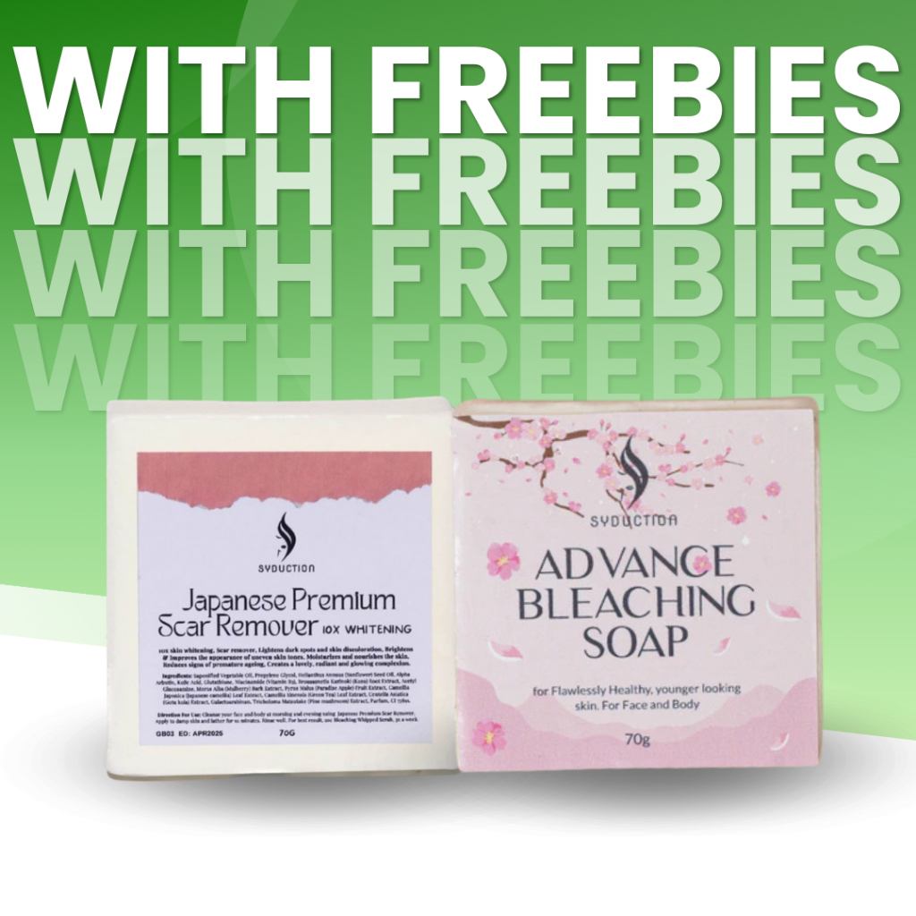 Syduction Japanese scar remover & Advance bleaching 70g soap removes