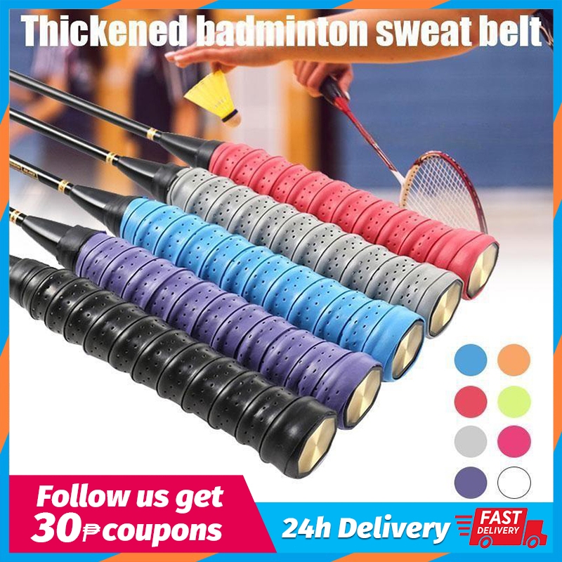 Badminton Racket Grip Tape 1Pcs Fishing Tennis Racket Sweat Band Grip ...