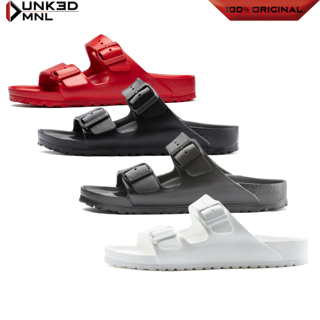 100 Original Birkenstock Arizona EVA Men s Sandals Active Red