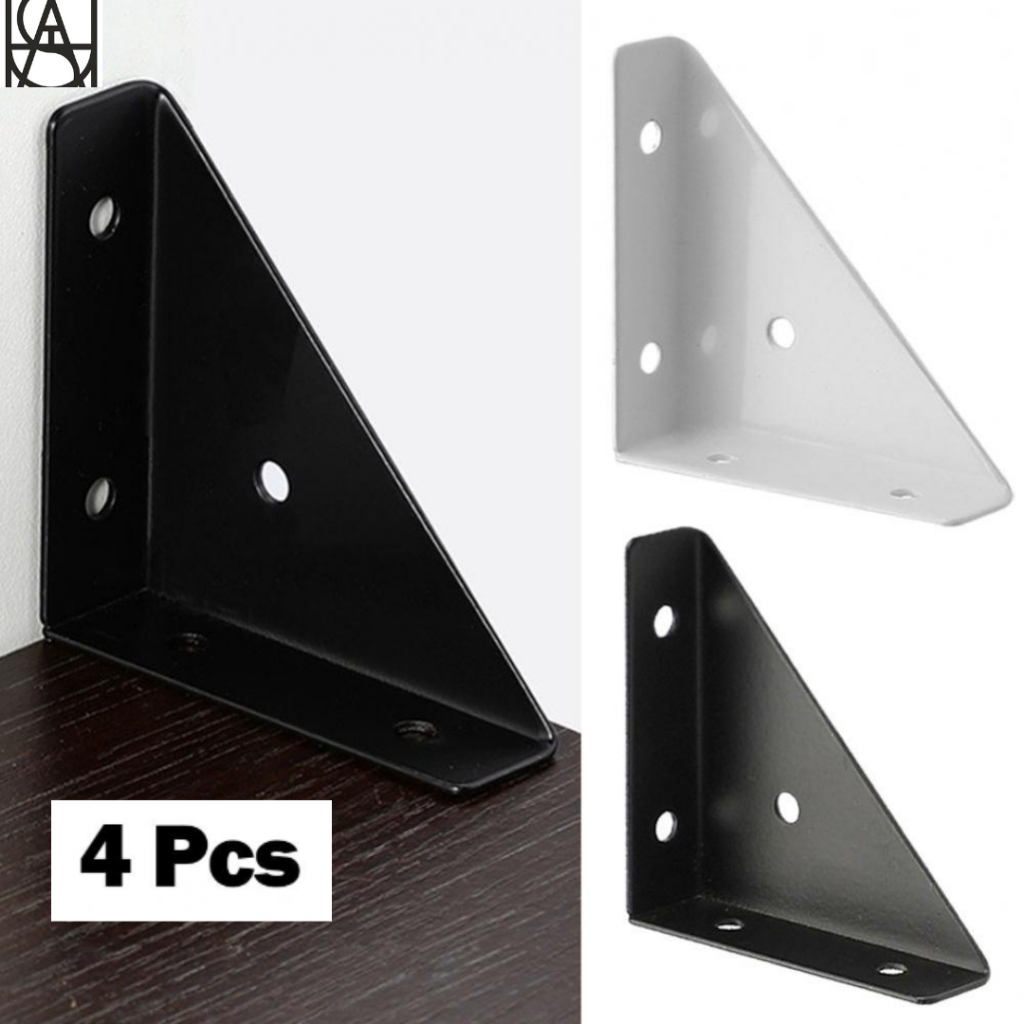 Triangle Reinforcement Brackets for Furniture 4 Pack Heavy Duty Iron ...