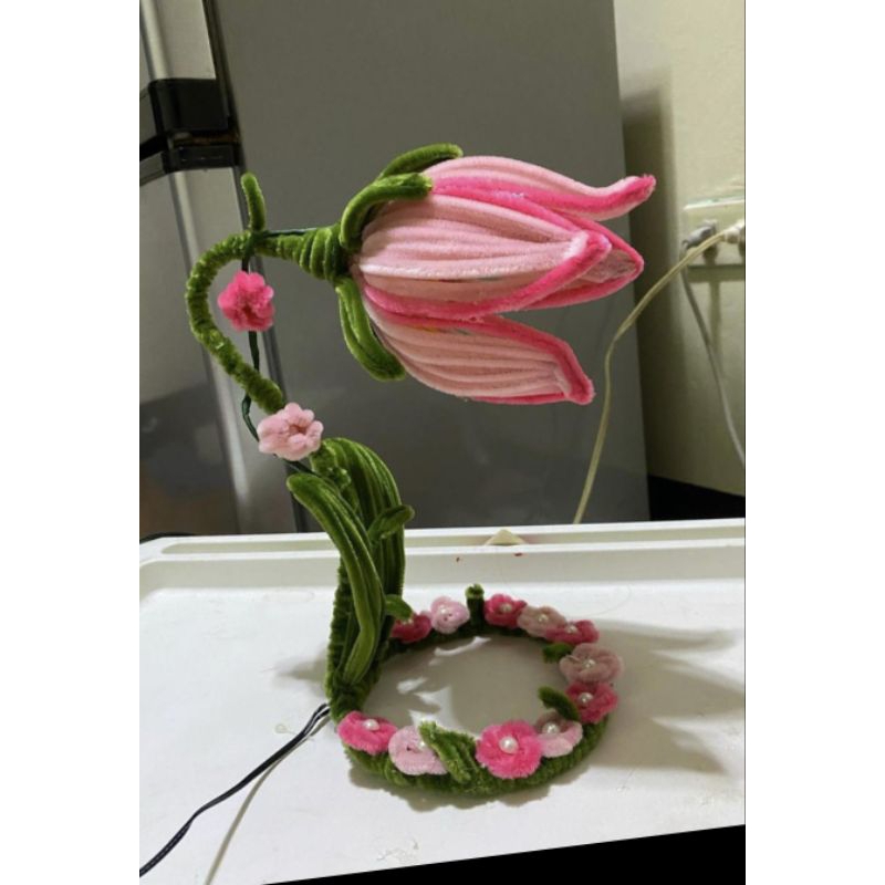 Fuzzy Wire DIY Tulips Lamp | Shopee Philippines