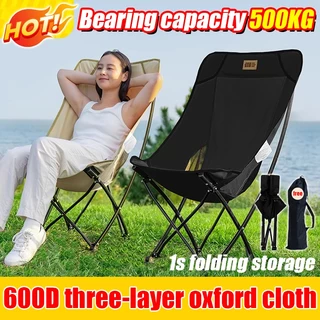 Portable Camping Stool, Folding Ultralight Fishing Chair, Compact Footstool  With Carry Bag, Weight Capacity 80Kg, For Camping, Hiking, Fishing, Garden,  Beach & Bbq : : Garden