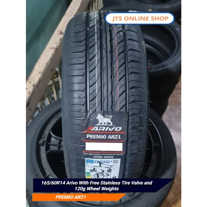 165/60R14 Arivo With Free Stainless Tire Valve and 120g Wheel Weights ...