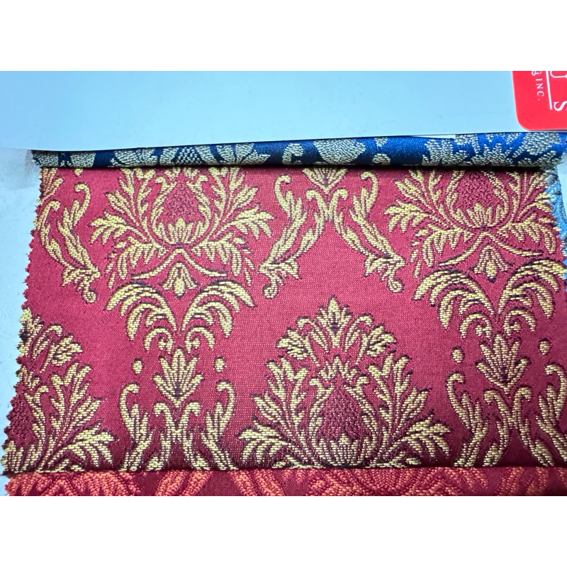 NEW DESIGN BROCADE WITH BACKING WHITE! 