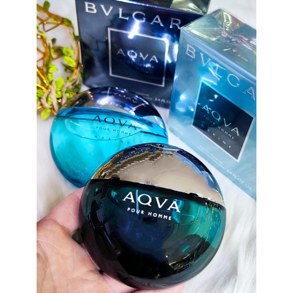 Bvl Aqua Pour Homme or Aquamarine Edt for men 50ml or 100ml | Shopee ...