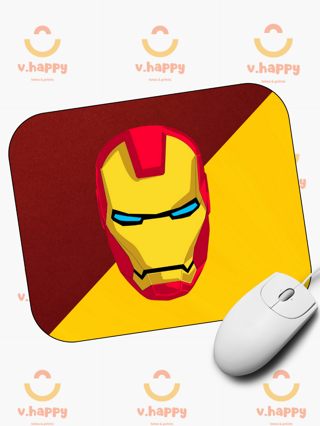Personalized Iron Man Themed Computer Mouse Pad | Shopee Philippines
