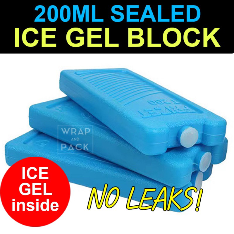 200ml FLAT ICE GEL BLOCK Blue gel ice pack iwata air cooler ice pack