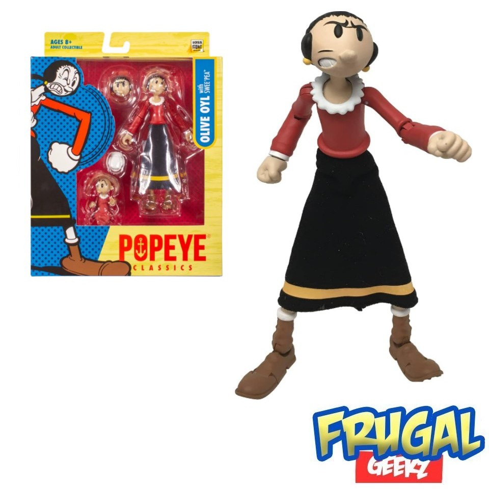 Boss Fight Studio: Popeye Classics - Olive Oyl 1/12th Scale Action ...