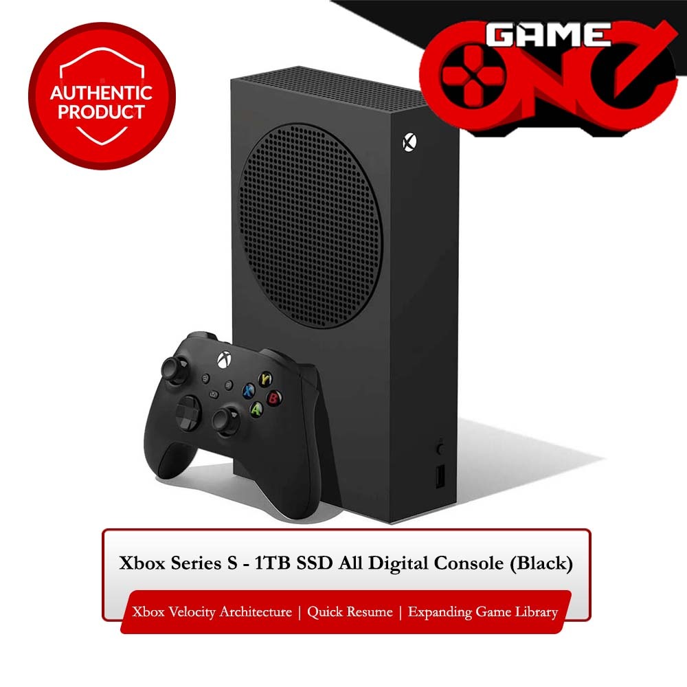 Xbox Series S - 1TB SSD All Digital Console (Black) | Shopee Philippines