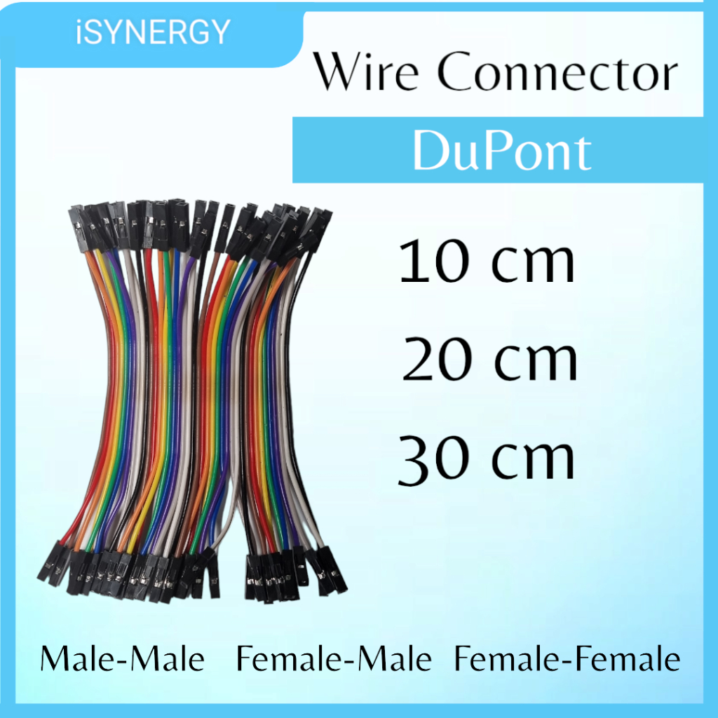 40pcs 20pcs Dupont Wire Connector Jumper Male Male Male Female Female Female 10cm 20cm 30cm 8394