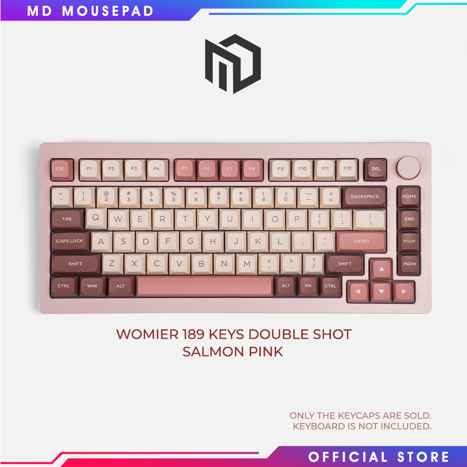 MD x Womier | Keycaps | 189 Keys PBT Double-shot XVX Profile Keycaps ...