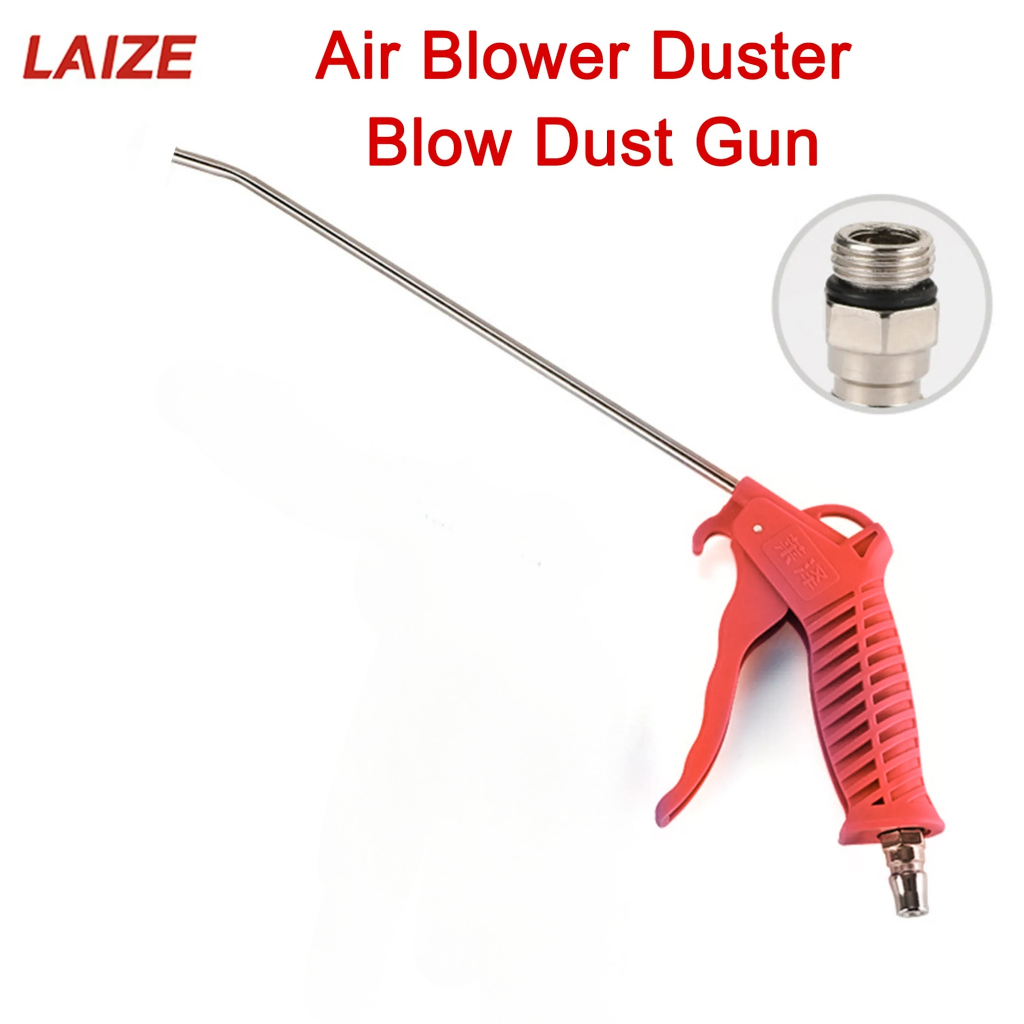 Air Duster Blow Gun, Long Reach Pneumatic Air Blow Gun with Stainless