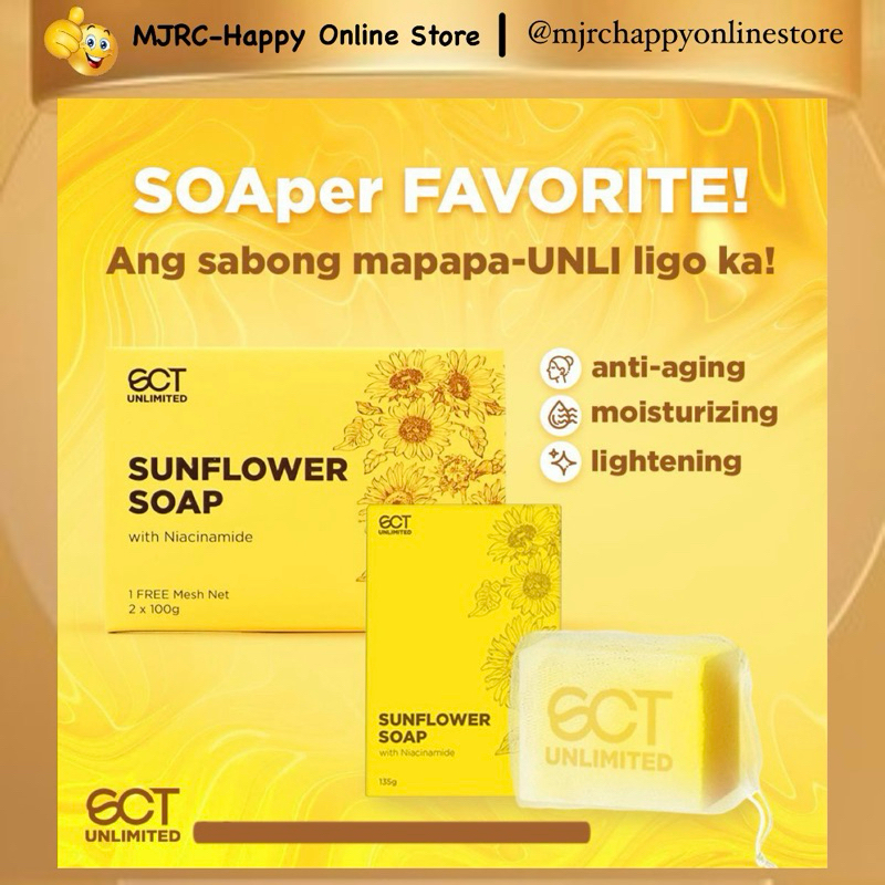 SCT Unlimited Solo / Duo Sunflower Soap with Niacinamide | Shopee