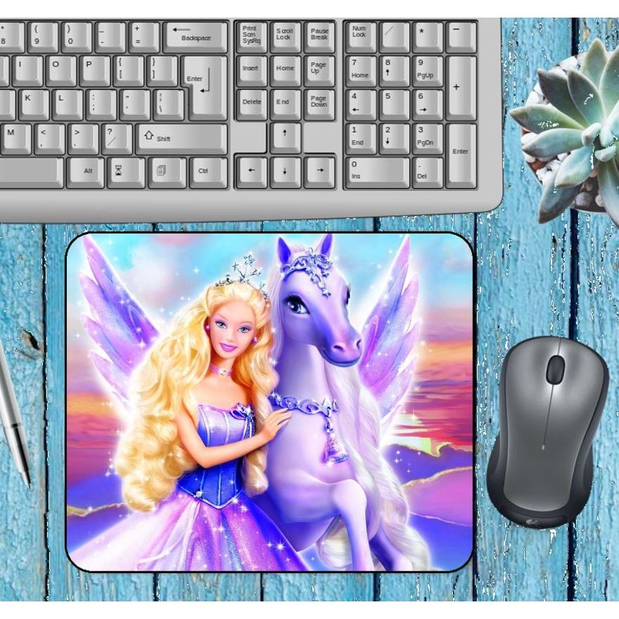 Barbie Computer Mouse pad 7x8.5 inches 3mm Printed Rubber 3M Shopee Philippines