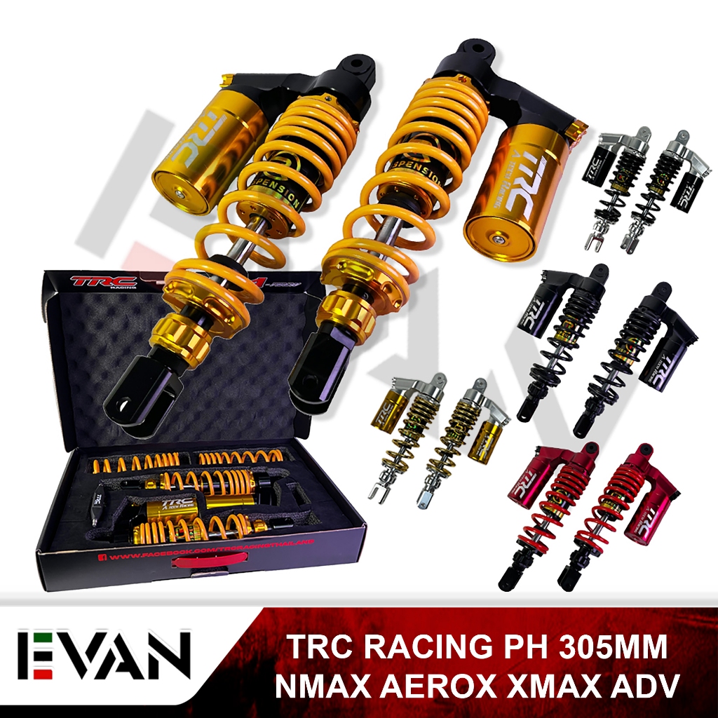 EVAN.SHOP TRC 305mm Rear Dual Shock W/Free Shock Spring For NMAX/PCX ...