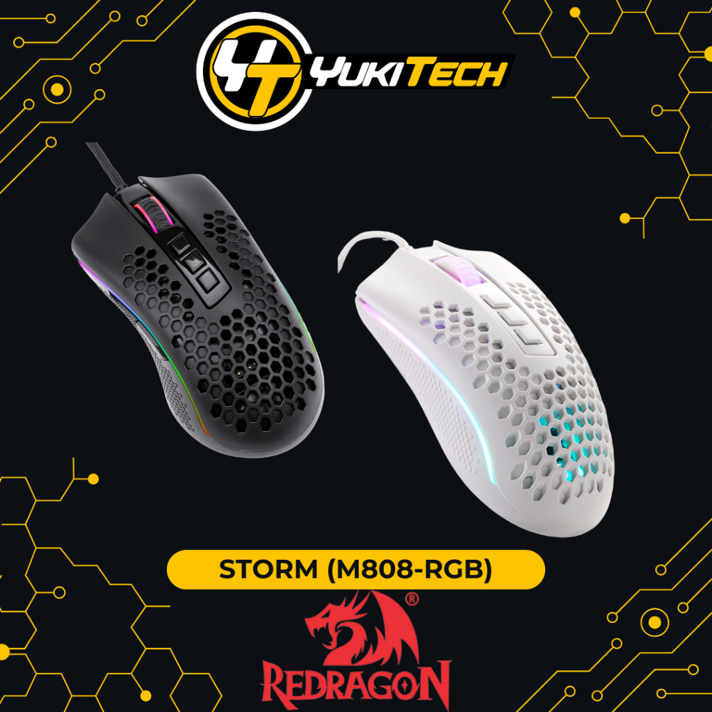 Redragon Storm Wired Gaming Mouse | RGB | M808-RGB | Shopee Philippines