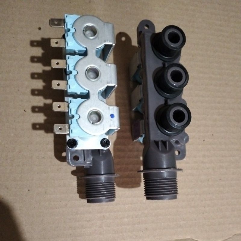 Triple Inlet Original Solenoid Valve For Panasonic Automatic Washing ...