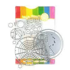 Waffle Flower Clear Stamp And Dir Set - Color Wheel #WFC191 | Shopee ...